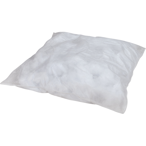 Tampon absorbant, Huile seulement, 18" lo x 18" la, 40 gal. absorption/pqt D. Morneault & Fils