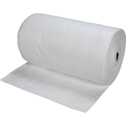Premium Bonded Sorbent Rolls, Heavyweight, 150' L x 30" W, 50 gal. Absorbancy D. Morneault & Fils