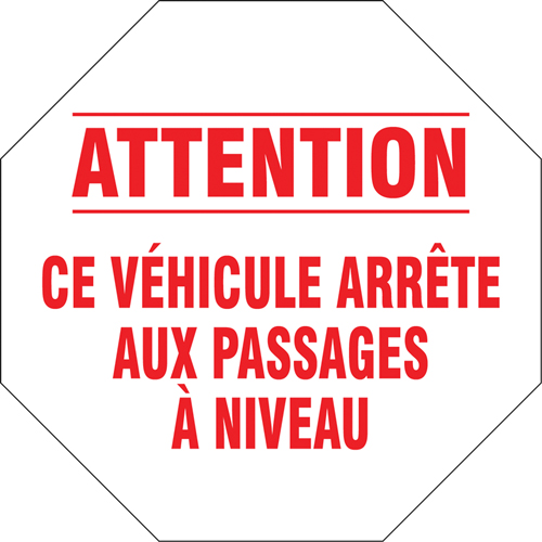 French Traffic Sign, Vinyl, 18" W x 18" H D. Morneault & Fils