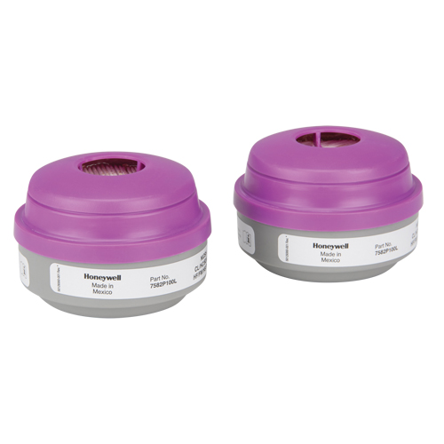 North&reg; N Series Respirator Cartridges, Gas/Vapour Cartridge, Acid Gas/P100 D. Morneault & Fils