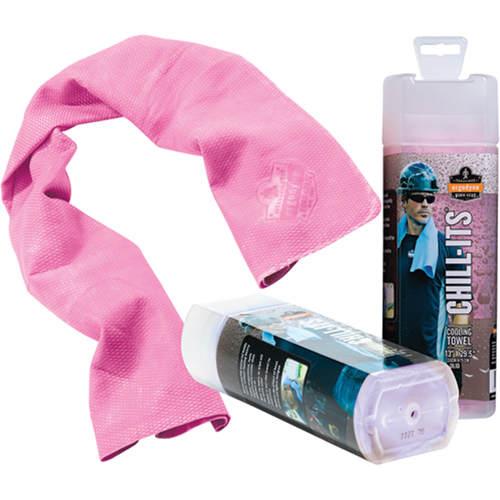 Chill-Its&reg; 6602 Cooling Towels, Pink D. Morneault & Fils