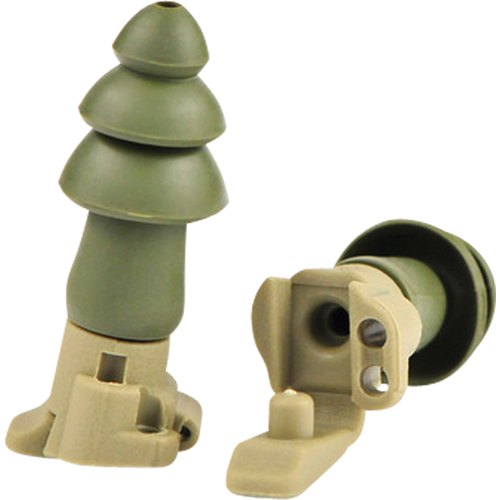 Bouchons d'oreilles BattlePlugs Impulse, Sans cordon, Paire - Boîtier en plastique, 24 dB NRR, Moyen D. Morneault & Fils