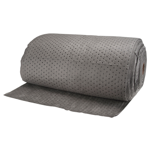 High Traffic Sorbents, Heavyweight, 150' L x 30" W, 60 gal. Absorbancy D. Morneault & Fils