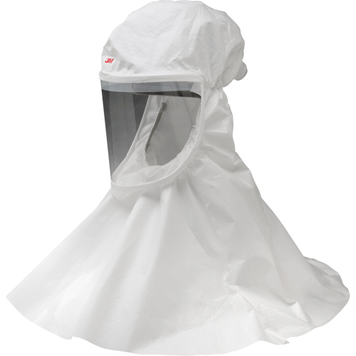 Cagoule &eacute;conomique Versaflo, Moyen/Petit, Coiffe souple, Bavette Simple D. Morneault & Fils