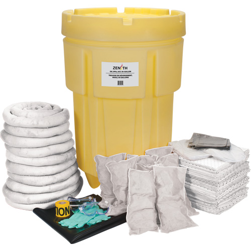 Shop Spill Kit, Oil Only, Drum, 95 US gal. Absorbancy D. Morneault & Fils