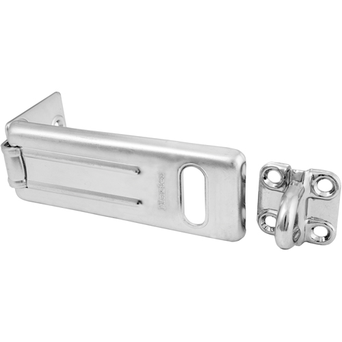 General Security Hardened Steel Hasp, Silver D. Morneault & Fils