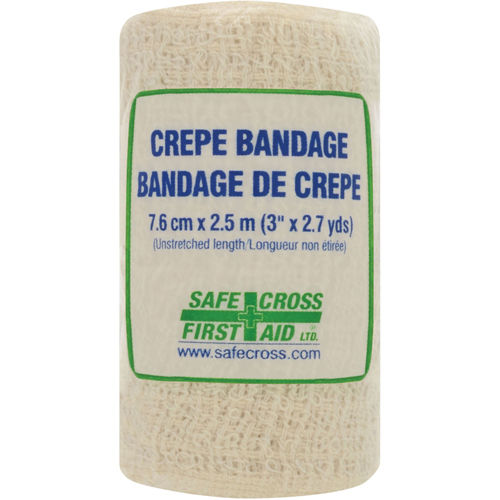 Crepe Roller Bandage, 97-1/5" L x 3" W, Class 1 D. Morneault & Fils