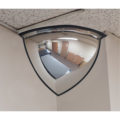 90° Dome Mirror, Quarter Dome, Open Top, 20" Diameter D. Morneault & Fils