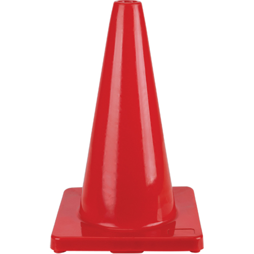 Coloured Traffic Cone, 18", Red D. Morneault & Fils