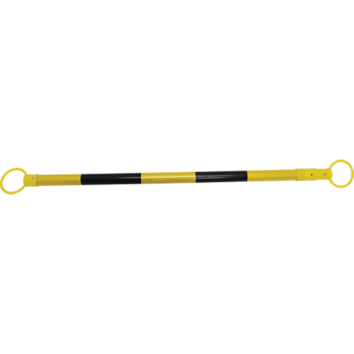 Barrier Cone Bar, 6' 6" Extended Length, Black D. Morneault & Fils