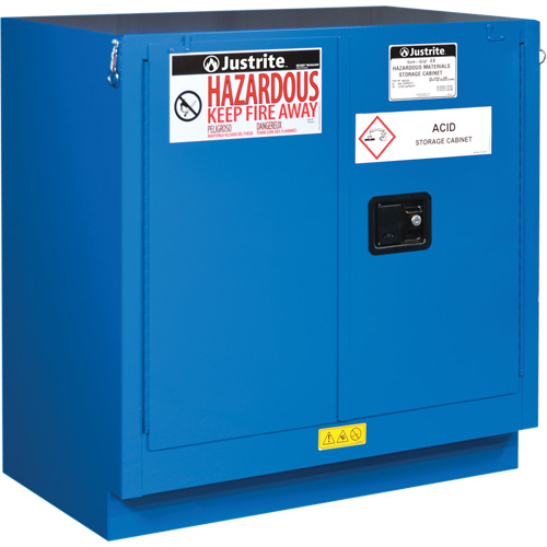 Sure-Grip&reg; Ex Hazardous Material Undercounter Safety Cabinets, 22 gal., 35" x 35" x 22" D. Morneault & Fils