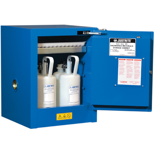 ChemCor&reg; Lined Hazardous Material Countertop Safety Cabinets, 4 gal., 17" x 22" x 17" D. Morneault & Fils