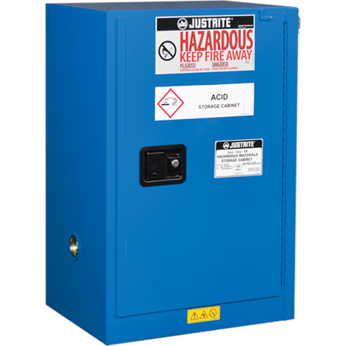 ChemCor&reg; Lined Hazardous Material Compac Safety Cabinets, 12 gal., 23.25" x 35" x 18" D. Morneault & Fils