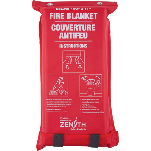Fire Blanket, Fibreglass, 60"W x 71"L D. Morneault & Fils