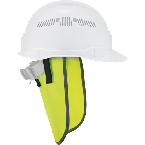 GloWear 8006 Hardhat Neck Shade, High-Visibility Lime Green D. Morneault & Fils