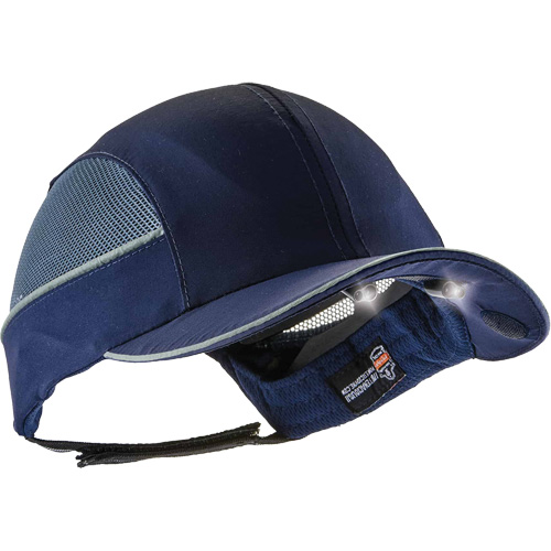 Casquette &agrave; bord long avec &eacute;clairage DEL Skullerz 8960, Bleu marin D. Morneault & Fils