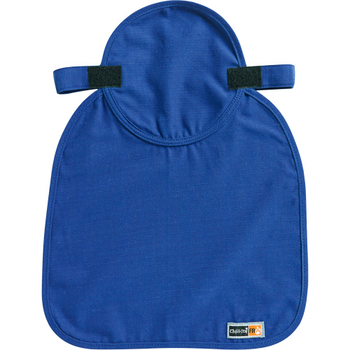 Tampon et voile pour le cou refroidissants et ignifug&eacute;s pour casque de s&eacute;curit&eacute; Chill-Its 6717FR, Bleu D. Morneault & Fils