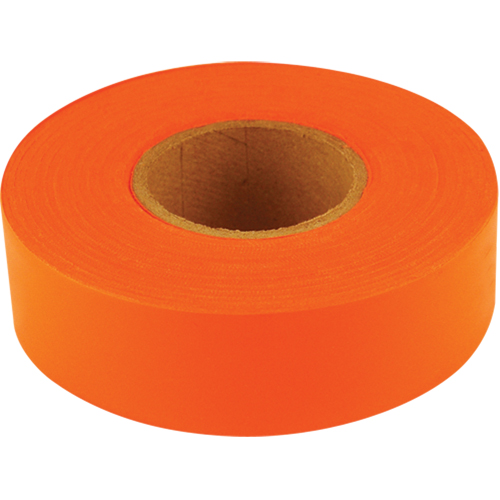 Ruban de signalisation Sub-Zero, 1,2" la x 150' lo, Orange fluorescent D. Morneault & Fils