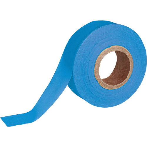 Ruban pour signalisation, 1,188" la x 150' lo, Bleu fluorescent D. Morneault & Fils