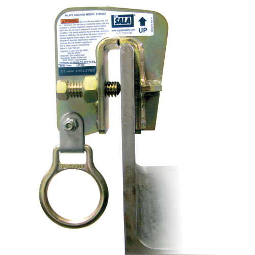 DBI-SALA&reg; Steel Plate Anchor, Bolt-On, Temporary Use D. Morneault & Fils
