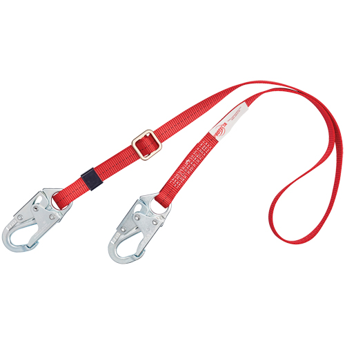 PRO Adjustable Web-Positioning Lanyard, 1 Legs, 6', CSA Class B, Polyester D. Morneault & Fils