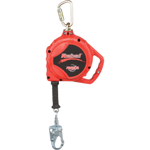 Rebel Self Retracting Lifeline, 33', Stainless Steel, Swivel D. Morneault & Fils