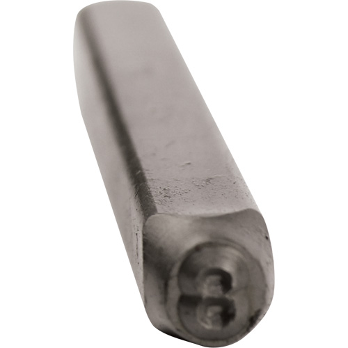 Individual Standard General Purpose Steel Hand Stamp Pieces, # 8, 1/8" D. Morneault & Fils