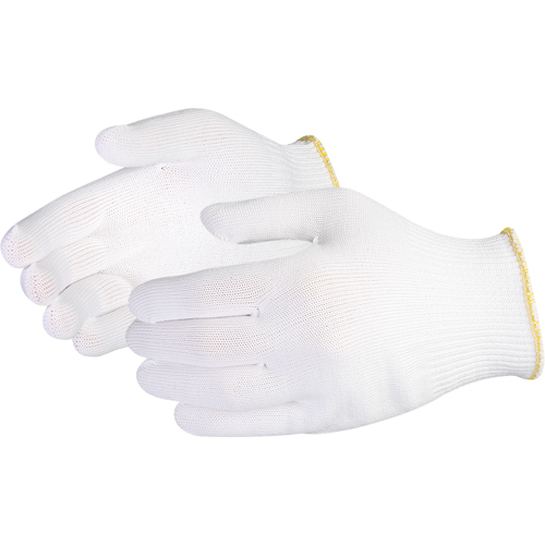 Sure Knit Filament Low-Lint String-Knit Glove, Nylon, Knit Wrist Cuff, Small D. Morneault & Fils