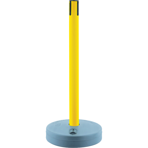 Outdoor TensaBarrier&reg; - Receiver Posts, 37" High, Yellow D. Morneault & Fils