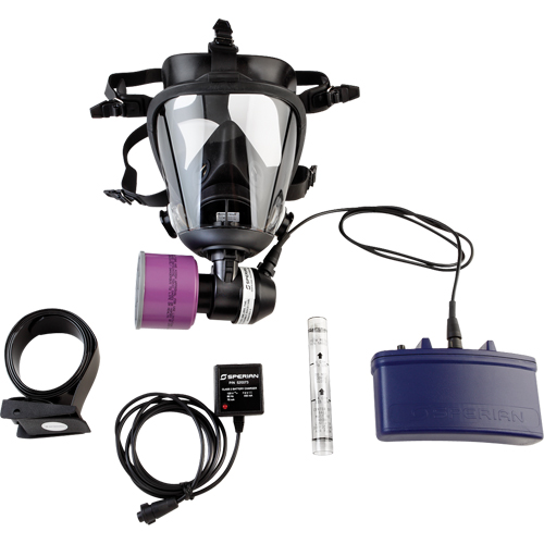PR500 Series Face Mount PAPR, Facepiece Respirator, NiCd Battery D. Morneault & Fils