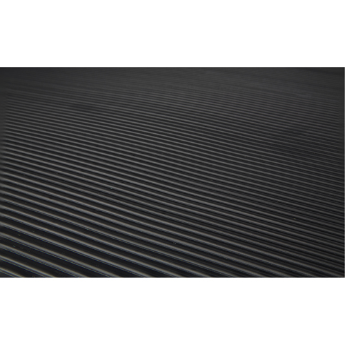 Tapis KleenSweep No 391, Couloir, 4' x 105' x 1/8", Noir D. Morneault & Fils