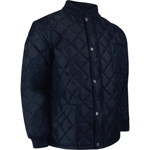 Freezer Jacket, Men's, Large, Navy Blue D. Morneault & Fils