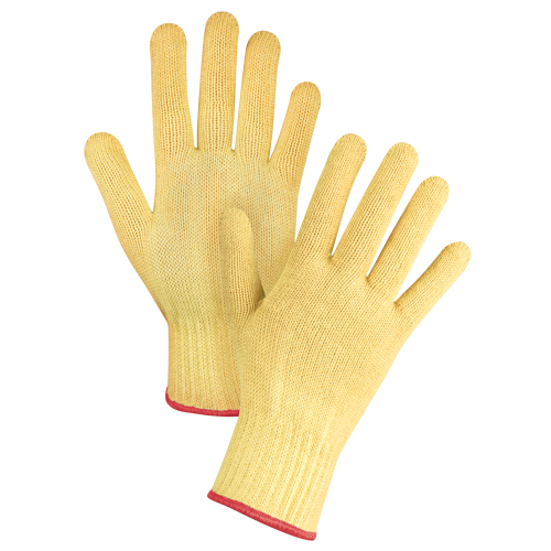 Gants tricot&eacute;s sans couture, Taille Petit/7, Calibre 7, Enveloppe en Kevlar, ASTM ANSI niveau A2/EN 388 niveau 3 D. Morneault & Fils