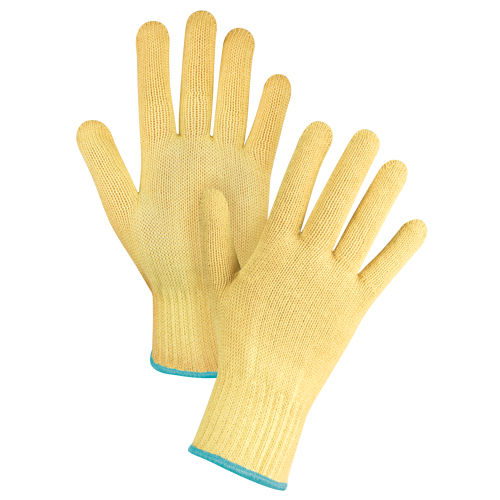 Gants tricot&eacute;s sans couture, Taille T-Grand/10, Calibre 7, Enveloppe en Kevlar, ASTM ANSI niveau A2/EN 388 niveau 3 D. Morneault & Fils