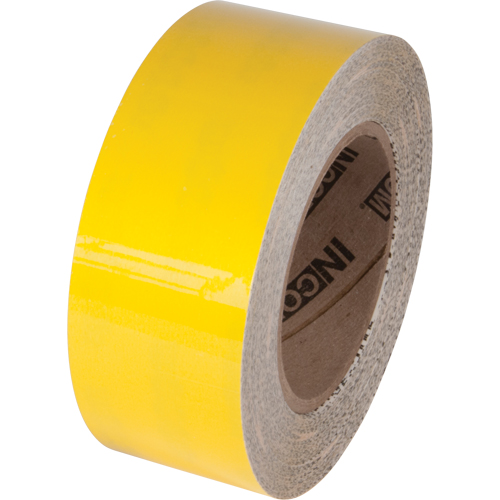 Ruban de marquage pour plancher Tuff Mark, 3" x 100', Polyester, Jaune D. Morneault & Fils