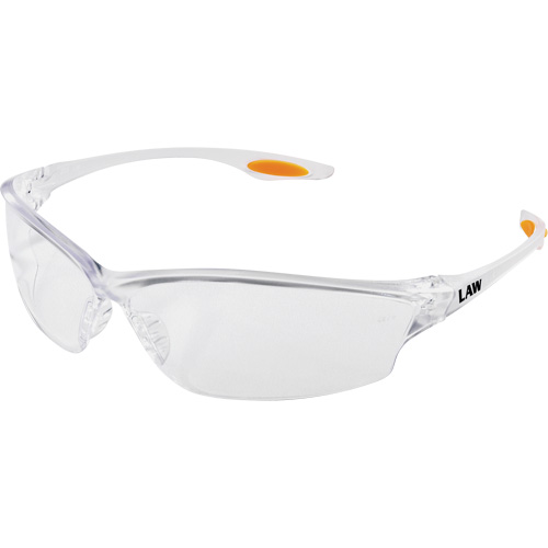 Lunettes de s&eacute;curit&eacute; Law 2, Lentille Transparent, ANSI Z87+ D. Morneault & Fils
