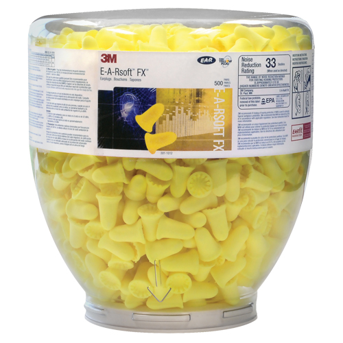 E-A-Rsoft FX Earplugs Dispenser Bottle Refill, Bulk - Canister D. Morneault & Fils