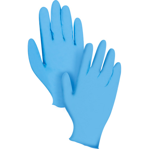 KeepKleen&reg; Disposable Gloves, X-Large, Nitrile, 8-mil, Powder-Free, Blue D. Morneault & Fils