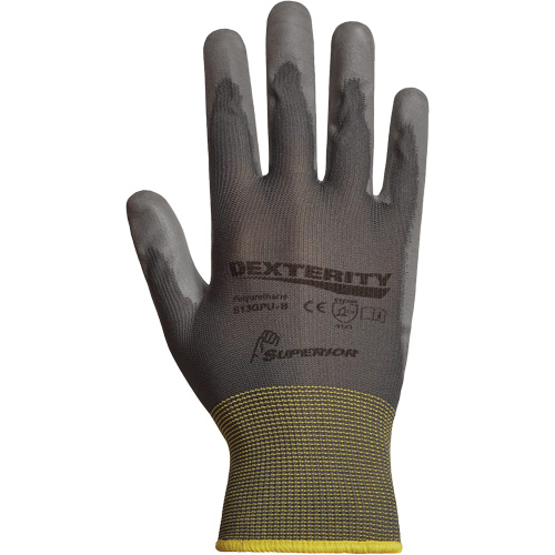 Superior Touch&reg; Gloves, 6/X-Small, Polyurethane Coating, 13 Gauge, Polyester/Nylon Shell D. Morneault & Fils