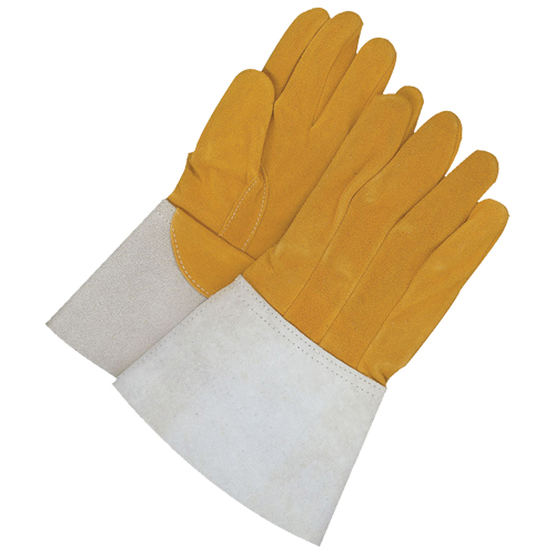 Welding Gloves, Grain Deerskin, Size Small D. Morneault & Fils