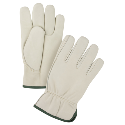 Premium Driver's Gloves, Medium, Grain Cowhide Palm D. Morneault & Fils