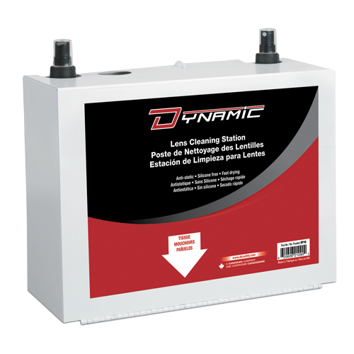 Poste de nettoyage de lentilles Dynamic, M&eacute;tal, 8" lo x 5" p x 6" h D. Morneault & Fils