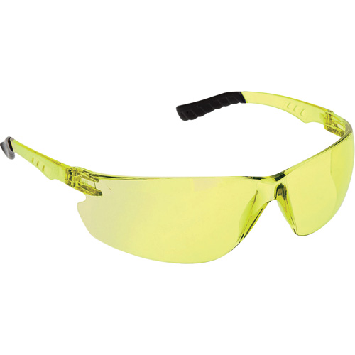 Lunettes de s&eacute;curit&eacute; Firebird Dynamic, Lentille Ambr&eacute;e, Anti-&eacute;gratignures/Antistatique, ANSI Z87+/R&eacute;pond ou surpasse la norme CSA Z94.3 D. Morneault & Fils