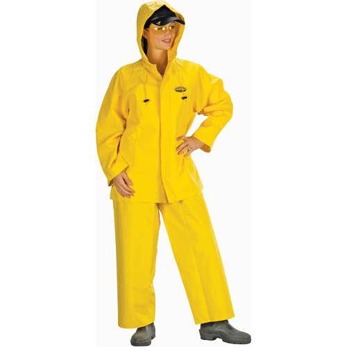 Hurricane Flame Retardant/Oil Resistant Rain Suits - Rainsuits, 4X-Large, Yellow D. Morneault & Fils