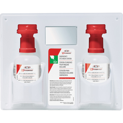 Douche oculaire &agrave; utilisation unique avec solution isotonique Dynamic, Double D. Morneault & Fils