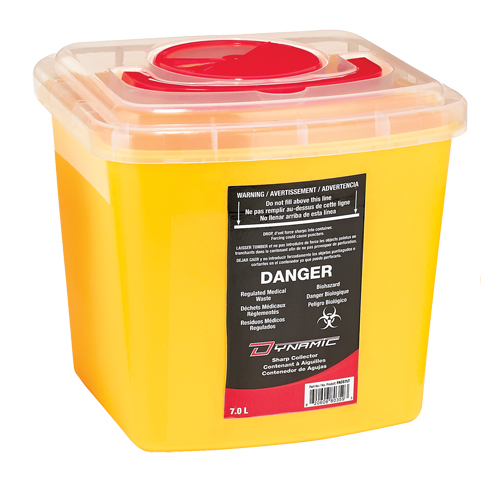 Contenant Sharps Dynamic, Capacit&eacute; de 7 L D. Morneault & Fils