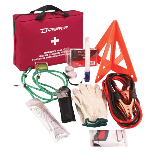 Dynamic S.O.S. Emergency Road Side Kit, Class 1 Medical Device, Nylon Bag D. Morneault & Fils