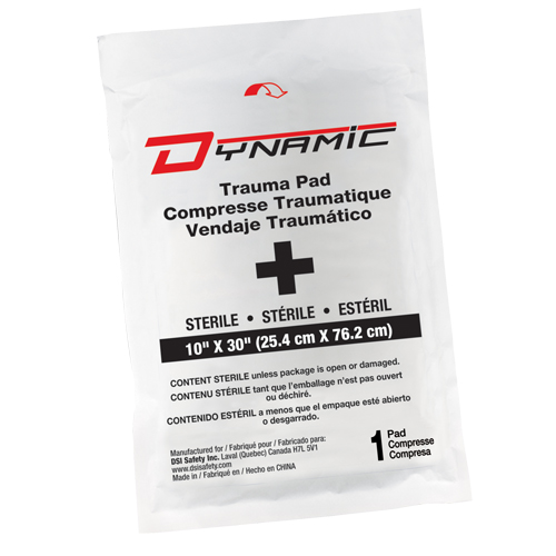 Dynamic Trauma Gauze, Pad, 10" L x 30" W, Sterile, Medical Device Class 1 D. Morneault & Fils