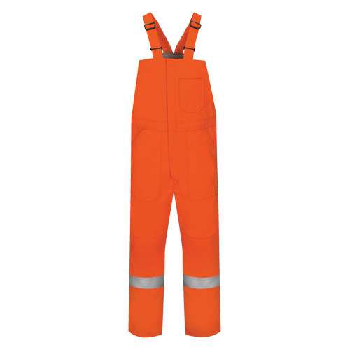 Excel FR&reg; Comfortouch&reg; Deluxe Bib Overalls, Small, Orange D. Morneault & Fils