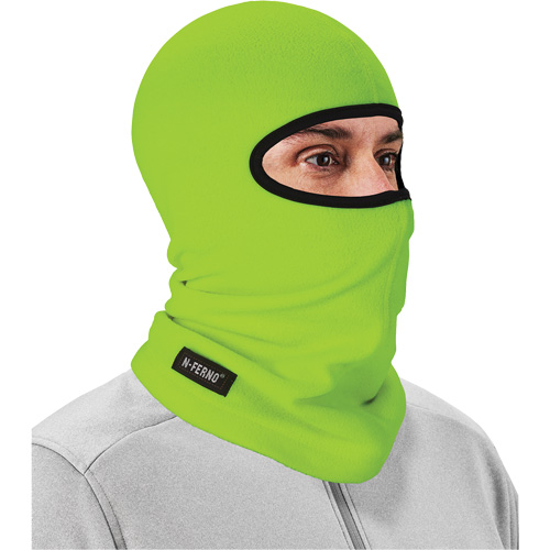 N-Ferno&reg; 6821 Balaclava, Fleece, High-Visibility Lime Green D. Morneault & Fils